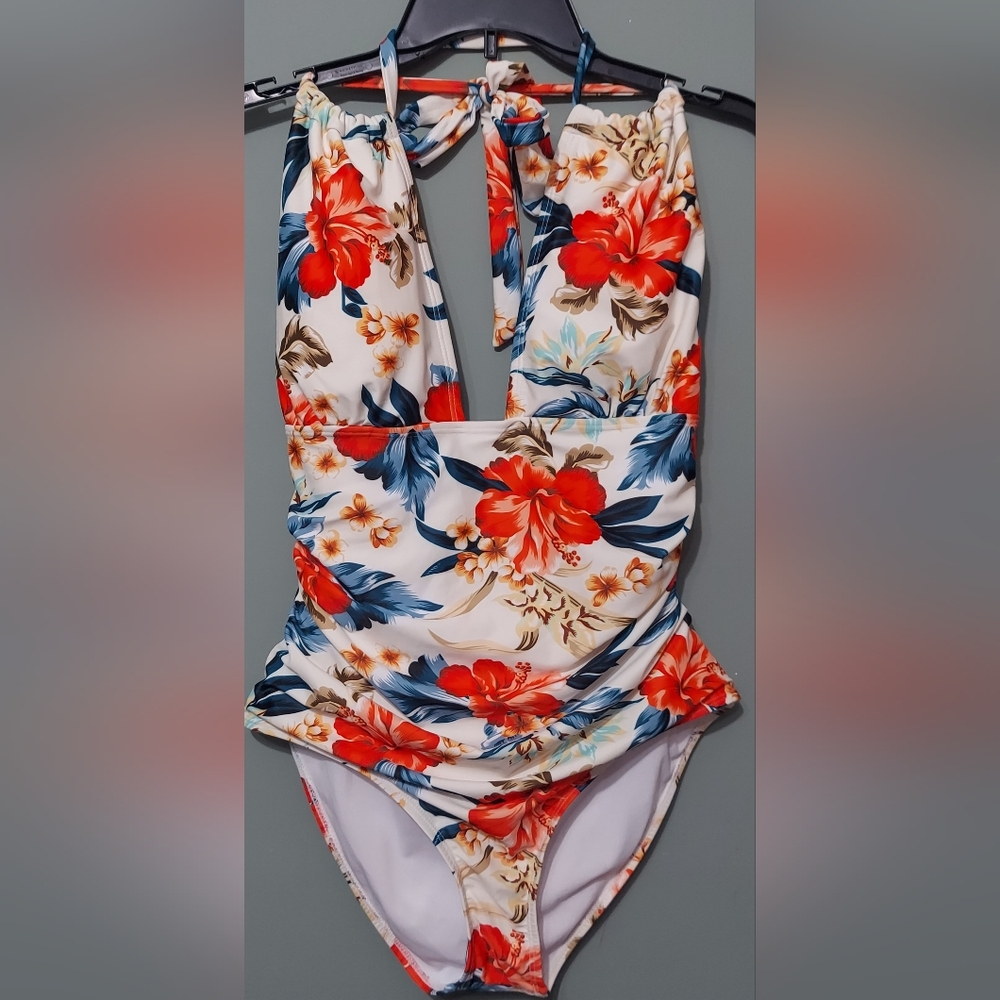 Floral Print Women's Bathing Suit 14